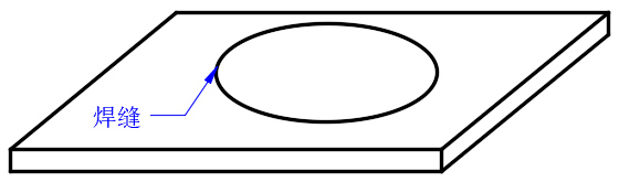 平麵封閉圖形狀焊縫 平麵封閉圖形狀焊縫
